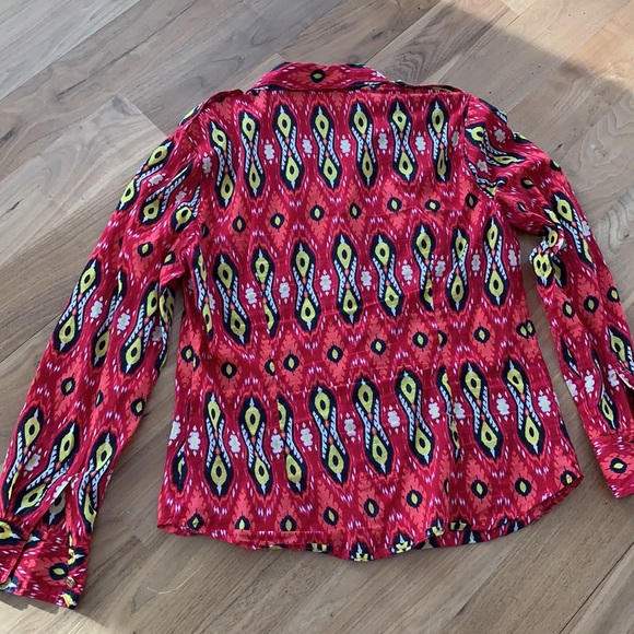 Tory Burch Ikat Blouse - Picture 9 of 10